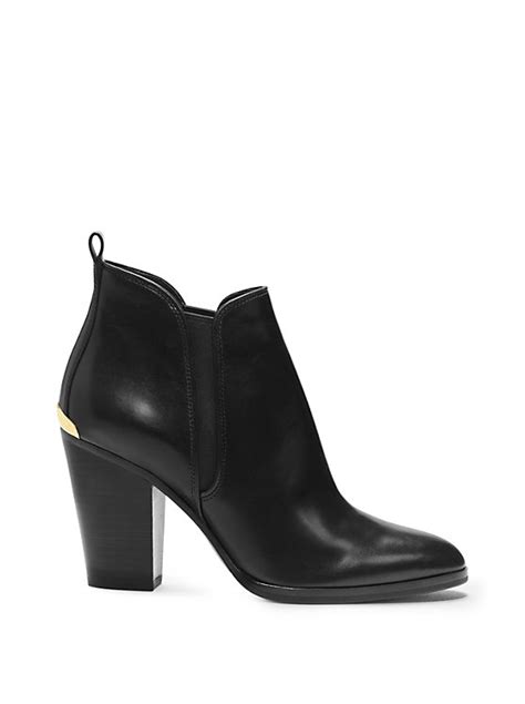 michael kors brandy leather ankle chelsea cowboy boots dark dune|MICHAEL Michael Kors Boots for Women .